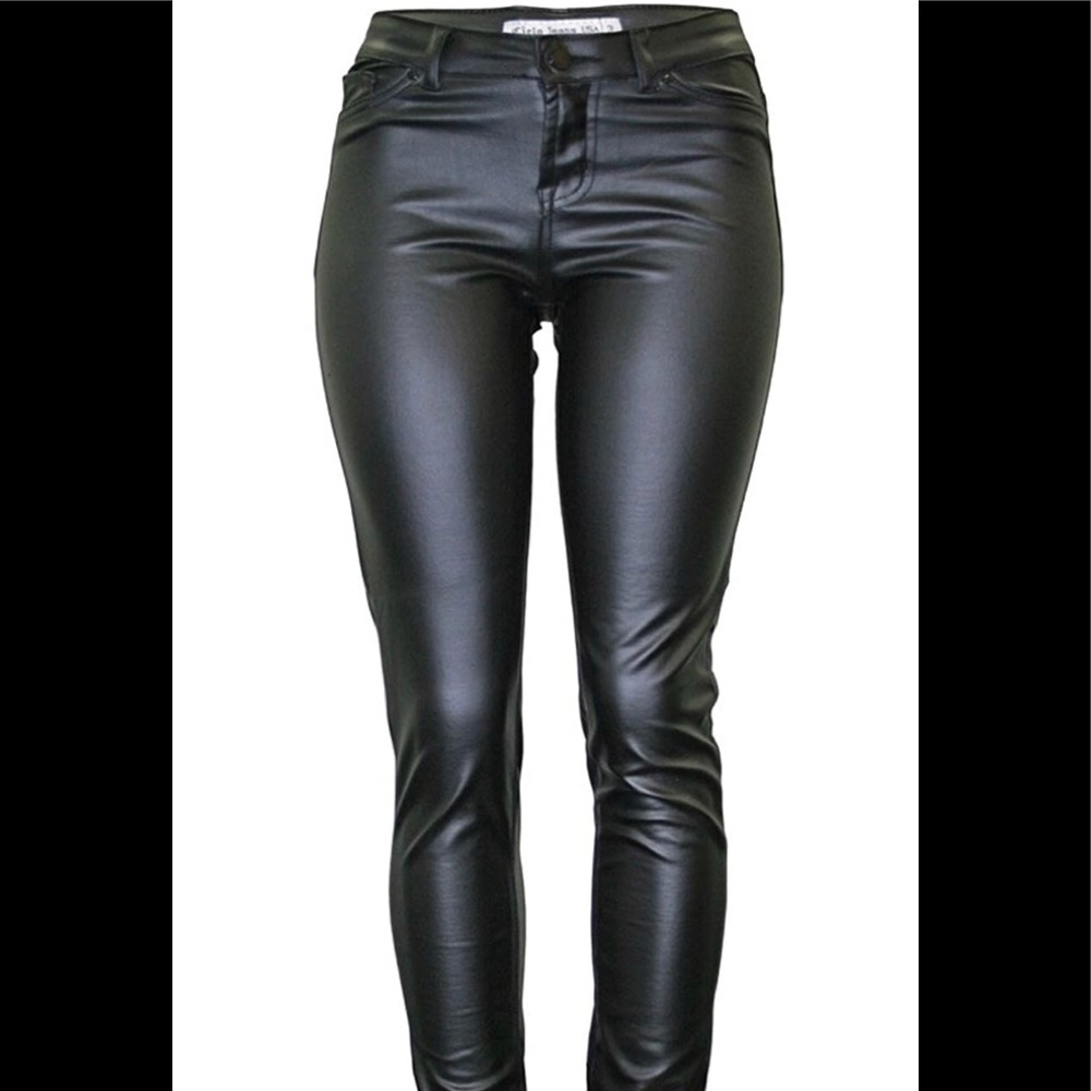 Faux Leather Pants